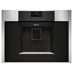NEFF Neff C15KS61N0 - Machine à Expresso - 2,4 L - Café En Grains - Broyeur Intégré - 1600 W - Noir - Acier Inoxydable (C15KS61N0)