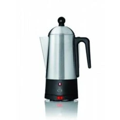 C330-32001Design Percolateur 2-6tasses, Acier Inoxydable Brossé, Eco