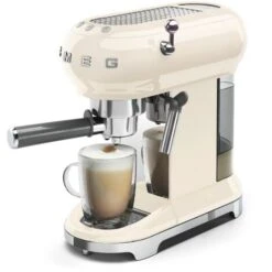SMEG Machine A Cafe Expresso Annees 50, Creme ECF01CREU -Machine À Café 30928186 4