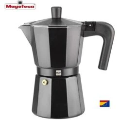 Cafetière Italienne 03Tz Me Noir Aluminium Kenia Noir Magefesa