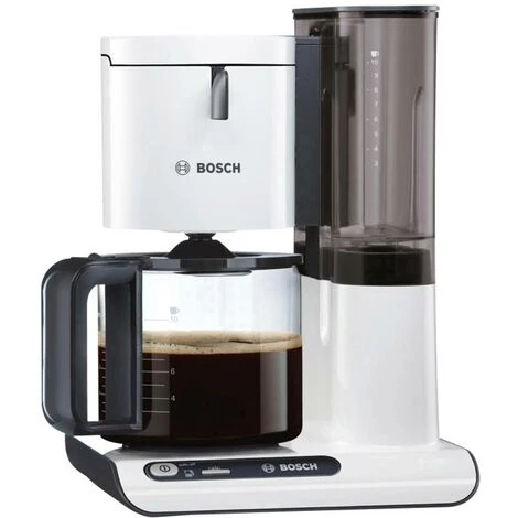 Bosch Haushalt TKA8011 Cafetière Blanc, Anthracite Nombre De Tasse=10 Verseuse En Verre, Fonction De Conservation De La 6 Bosch Haushalt TKA8011 Cafetière Blanc, Anthracite Nombre De Tasse=10 Verseuse En Verre, Fonction De Conservation De La – Image 4