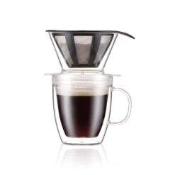 Bodum Cafetière Goutte à Goutte Avec Tasse Pour Over 35 Cl