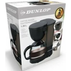 Dunlop - Cafetière à Filtre 1,25L 750 Watts Noire 9 Dunlop - Cafetière à Filtre 1,25L 750 Watts Noire -Machine À Café 55271024 3
