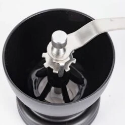 Moulin à Café Manuel Moulin En Céramique à Grosseur Réglable Moulin à Café Tenu à La Main Manivelle Compacte Pour La Maison, Le Bureau Et Les Voyages Avec Brosser, Cuillère -Machine À Café 56665695 3