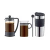 Bodum Set à Café Avec Cafetière à Piston, Tasse, Mug De Voyage Et Cuillère -Machine À Café 574415 01 1 a23adc52ca