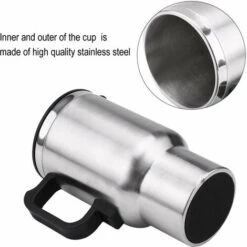 Bouilloire électrique De Voiture 12V 60W 450mL Bouilloire De Voyage En Acier Inoxydable Bouilloire De Voiture Avec Allume-cigare Bouilloire De Voyage Portable Pour Eau Chaude, Café, Thé 10 Bouilloire électrique De Voiture 12V 60W 450mL Bouilloire De Voyage En Acier Inoxydable Bouilloire De Voiture Avec Allume-cigare Bouilloire De Voyage Portable Pour Eau Chaude, Café, Thé -Machine À Café 63472132 4