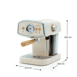 Machine à Café Espresso Caprizze Kai 1050W 15 Bars Semi-automatique Capacité 5 Tasses De Café Vaporisateur Couleur Blanc Mat -Machine À Café 76445861 4