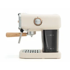 Machine à Café Espresso Caprizze Kai 1050W 15 Bars Semi-automatique Capacité 5 Tasses De Café Vaporisateur Couleur Blanc Mat -Machine À Café 76445861 5