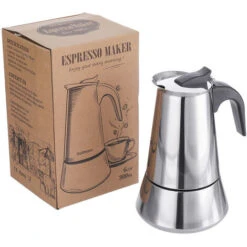 450ml Acier Inoxydable Moka Espresso Cafetière Percolateur Cuisinière 10 9 450ml Acier Inoxydable Moka Espresso Cafetière Percolateur Cuisinière 10 -Machine À Café 91686653 3