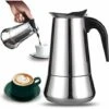 Cafetière Italienne 12 Tasses En Acier Inoxydable Compatible Tous Types De Feux 12 Tasses 1 Cafetière Italienne 12 Tasses En Acier Inoxydable Compatible Tous Types De Feux 12 Tasses -Machine À Café 94399422 1