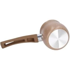 Casserole Antiadhésive, Casserole à Induction Casserole à Lait Antiadhésive Casserole à Lait Antiadhésive Avec Bec Verseur Pour Plaques à Induction, Gaz Et électriques(Brun) -Machine À Café 95346654 3