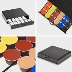 Générique KitchenBrothers Porte-capsules - Avec Tiroir - Dolce Gusto - 36 Capsules - Acier Inoxydable - Noir 10 Générique KitchenBrothers Porte-capsules - Avec Tiroir - Dolce Gusto - 36 Capsules - Acier Inoxydable - Noir -Machine À Café 96932337 5