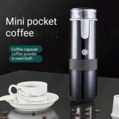 Machine à Expresso Avec Machine à Café à Batterie, Voyage électrique En Voiture, Camping, Bateau, Compatible Randonnée, Batterie Rechargeable -Machine À Café 97677451 5