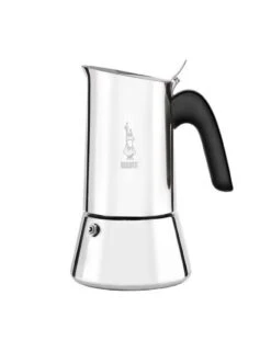 Bialetti 0007254/CN New Venus Cafetière Italienne (Induction), 4 Cups, Argent